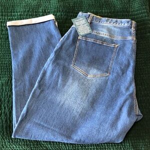 NWT Coldwater Creek Blue Straight Leg Jeans Sz. 18